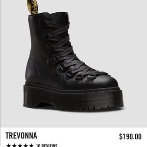 Platform Doc Marten Boots w/ Ribbon Laces